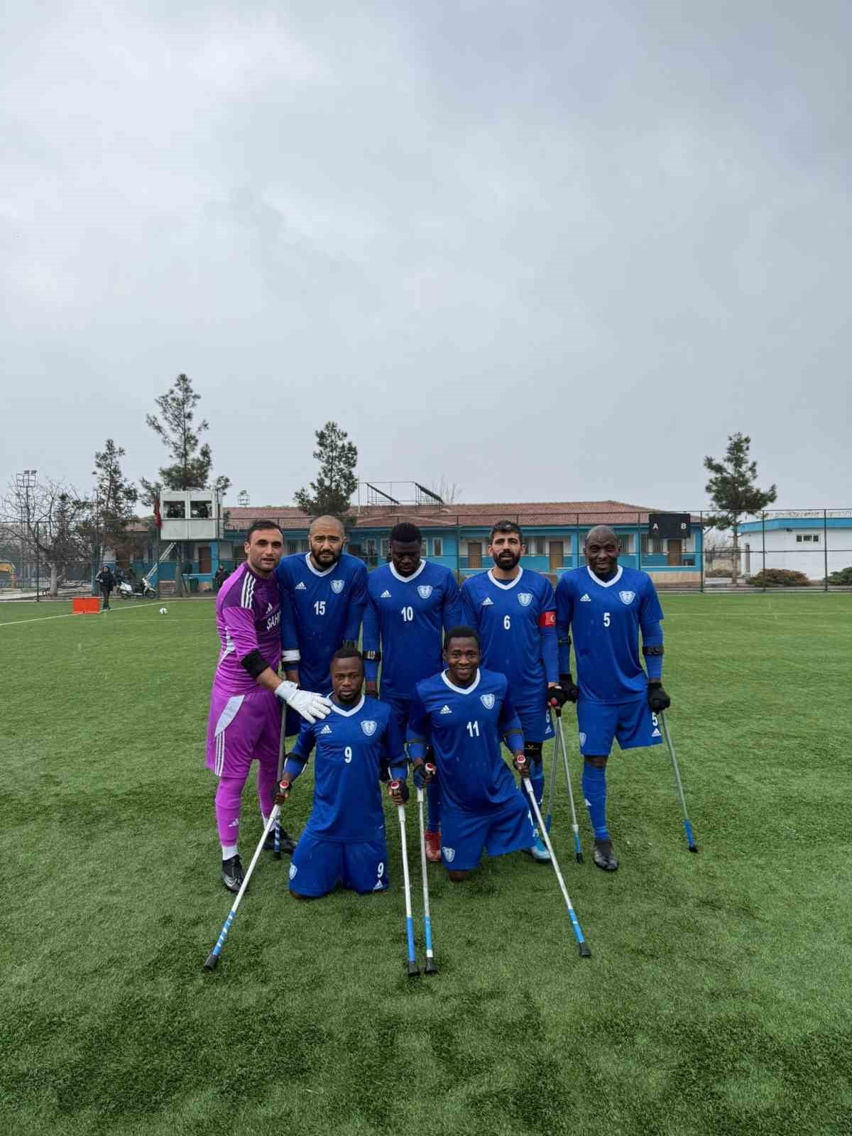 ŞAHİNBEY AMPUTE FUTBOL TAKIMI, DEPLASMANDA DEPSAŞ ENERJİ SPOR KULÜBÜ AMPUTE FUTBOL TAKIMI’NI 7-0...