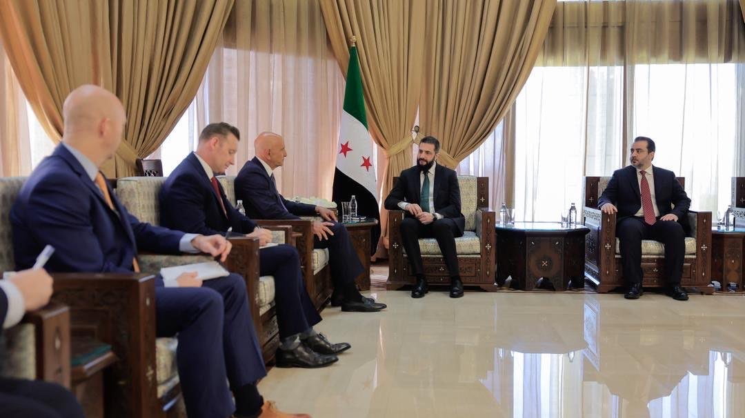 ŞAM (İHA) - ABD’NİN ANKARA BÜYÜKELÇİSİ VE SURİYE ÖZEL TEMSİLCİSİ TOM BARRACK, SURİYE DEVLET...