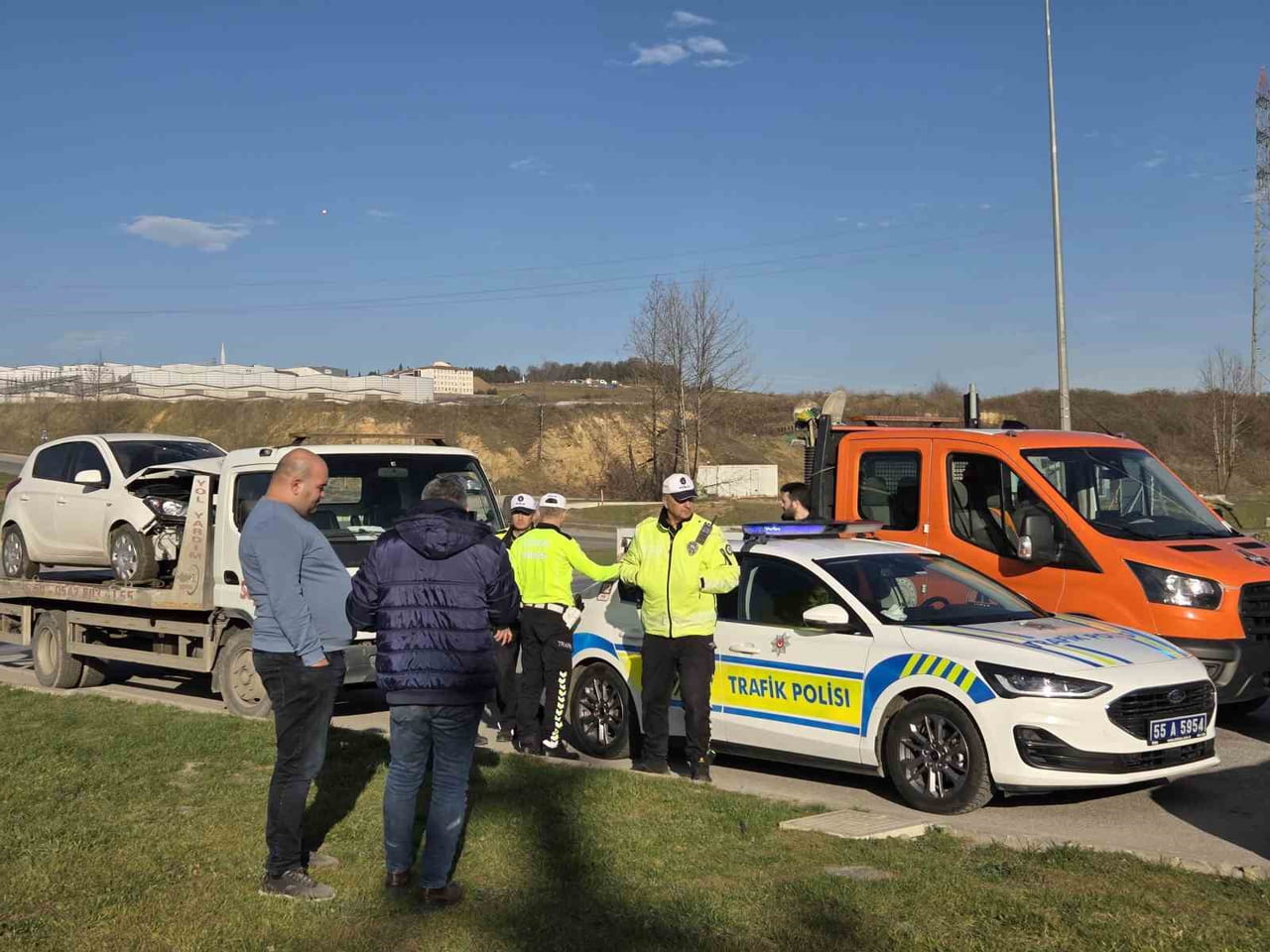 SAMSUN’DA İKİ OTOMOBİLİN KARIŞTIĞI TRAFİK KAZASINDA, AYNI ARAÇTA BULUNAN DOĞA KORUMA VE MİLLİ...