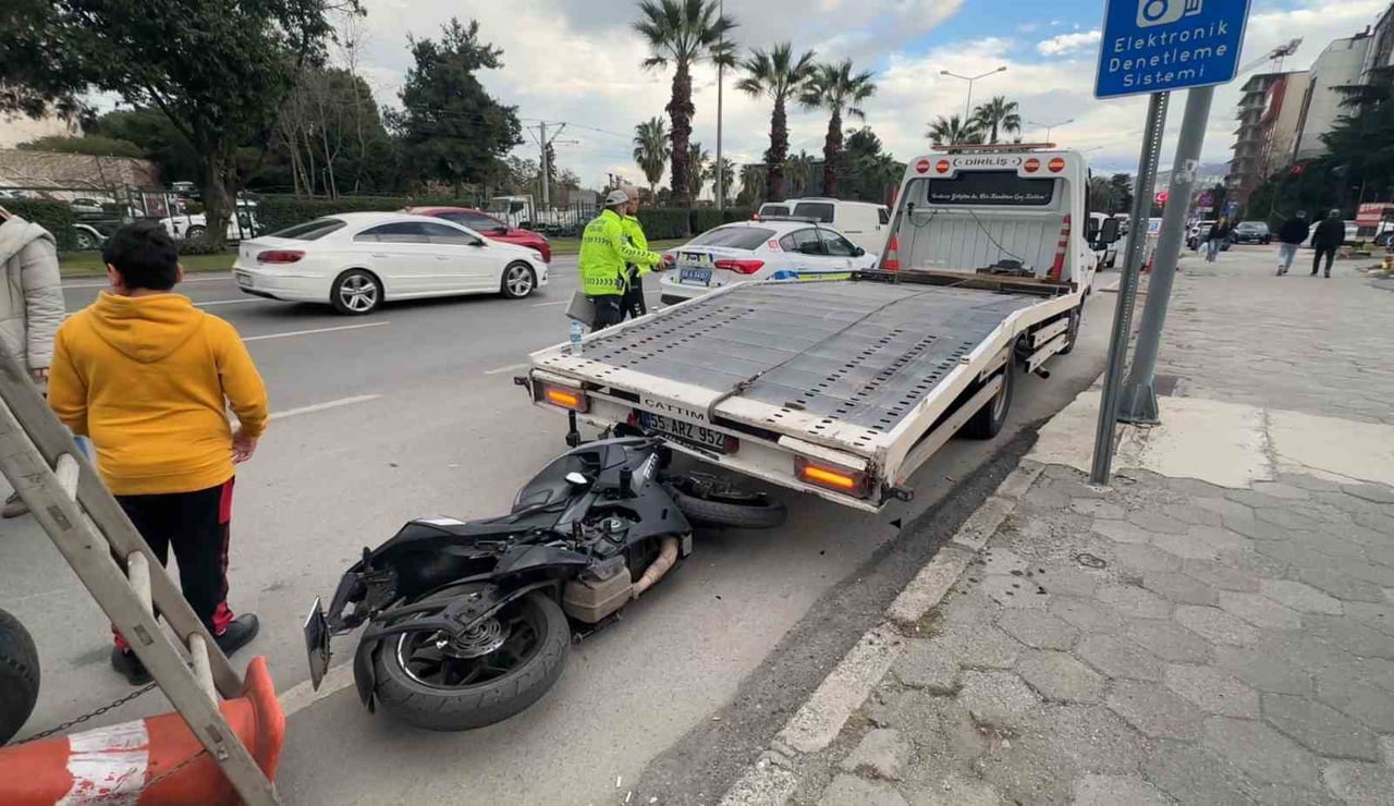 SAMSUN’UN İLKADIM İLÇESİNDE MEYDANA GELEN TRAFİK KAZASINDA MOTOSİKLET SÜRÜCÜSÜ...