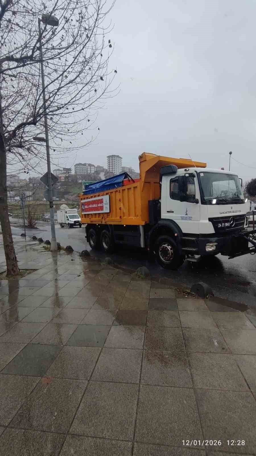 SANCAKTEPE BELEDİYESİ TARAFINDAN METEOROLOJİ TAHMİNLERİNE GÖRE İSTANBUL’DA BEKLENEN YOĞUN KAR...