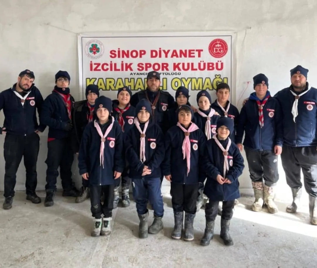 SİNOP'TA DİYANET İZCİLİK SPOR KULÜBÜ TARAFINDAN ORGANİZE EDİLEN "UZUN SÜRELİ KIŞ KULÜP VE MAHALLİ...