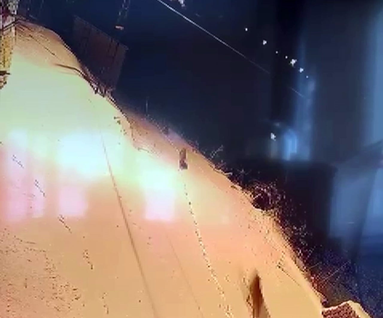 SİVAS’IN GÜRÜN İLÇESİNDE BESLENMEK İÇİN ŞEHRE İNEN AÇ KALMIŞ KURT SÜRÜSÜ...