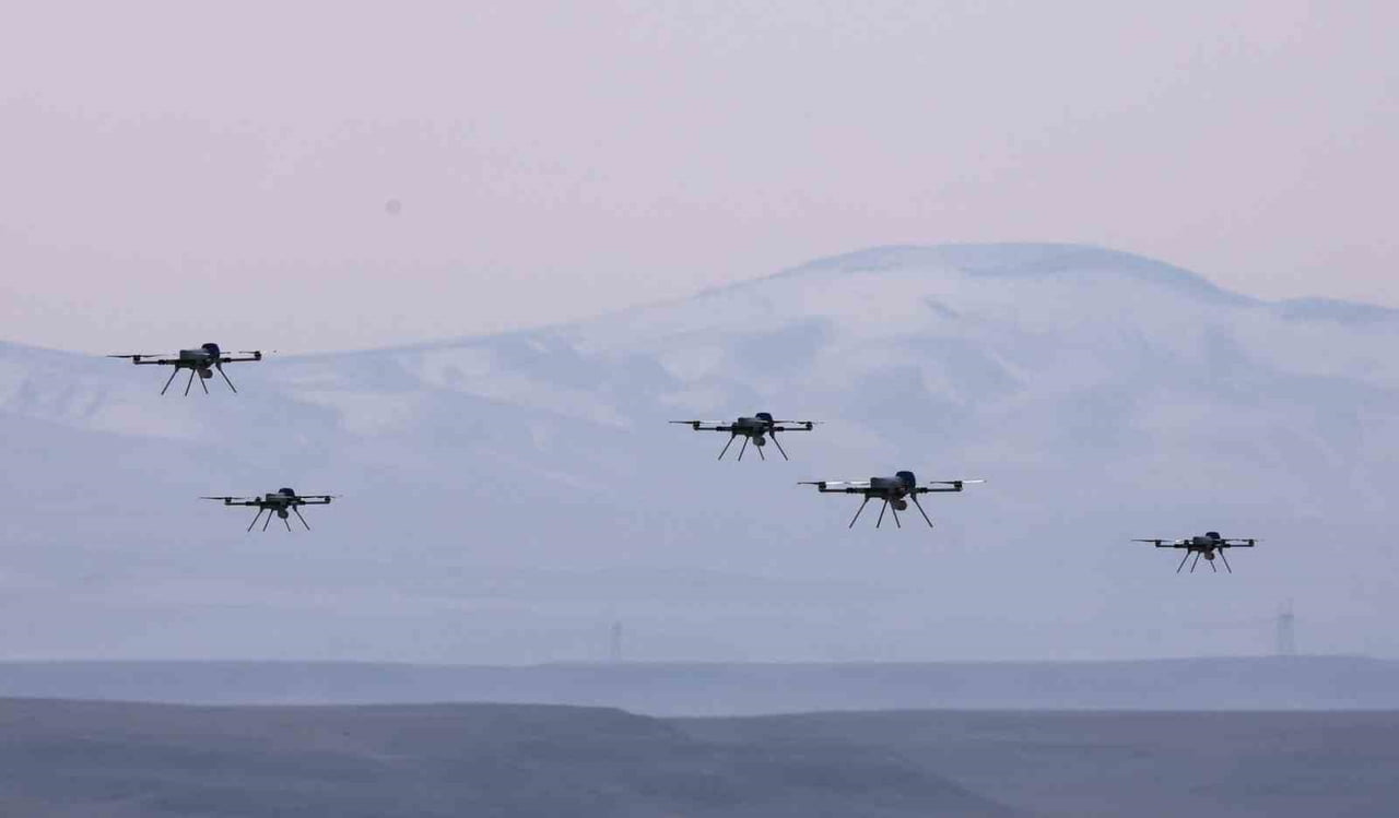 STM TARAFINDAN GELİŞTİRİLEN SÜRÜ İHA TEKNOLOJİSİ KAPSAMINDA, 20 ADET VURUCU İHA KARGU İLE...