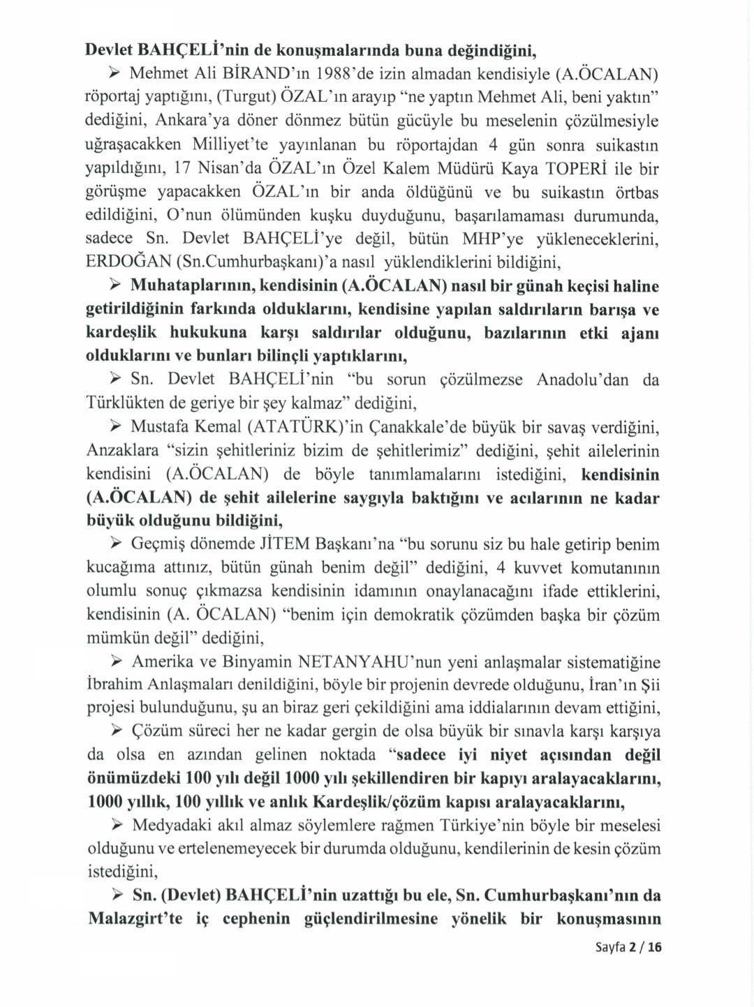 TBMM, ÜÇ MİLLETVEKİLİNİN TERÖR ÖRGÜTÜ PKK'NIN ELEBAŞI ABDULLAH ÖCALAN İLE İMRALI’DA YAPTIĞI...
