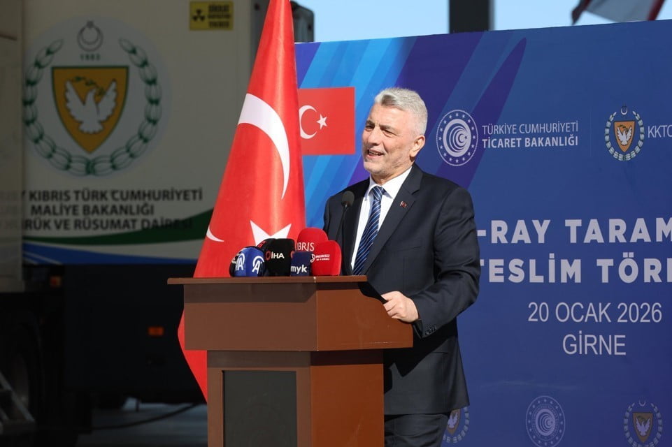 TİCARET BAKANI ÖMER BOLAT, MOBİL X-RAY TARAMA SİSTEMİ'NİN TESLİM TÖRENİNDE KONUŞTU