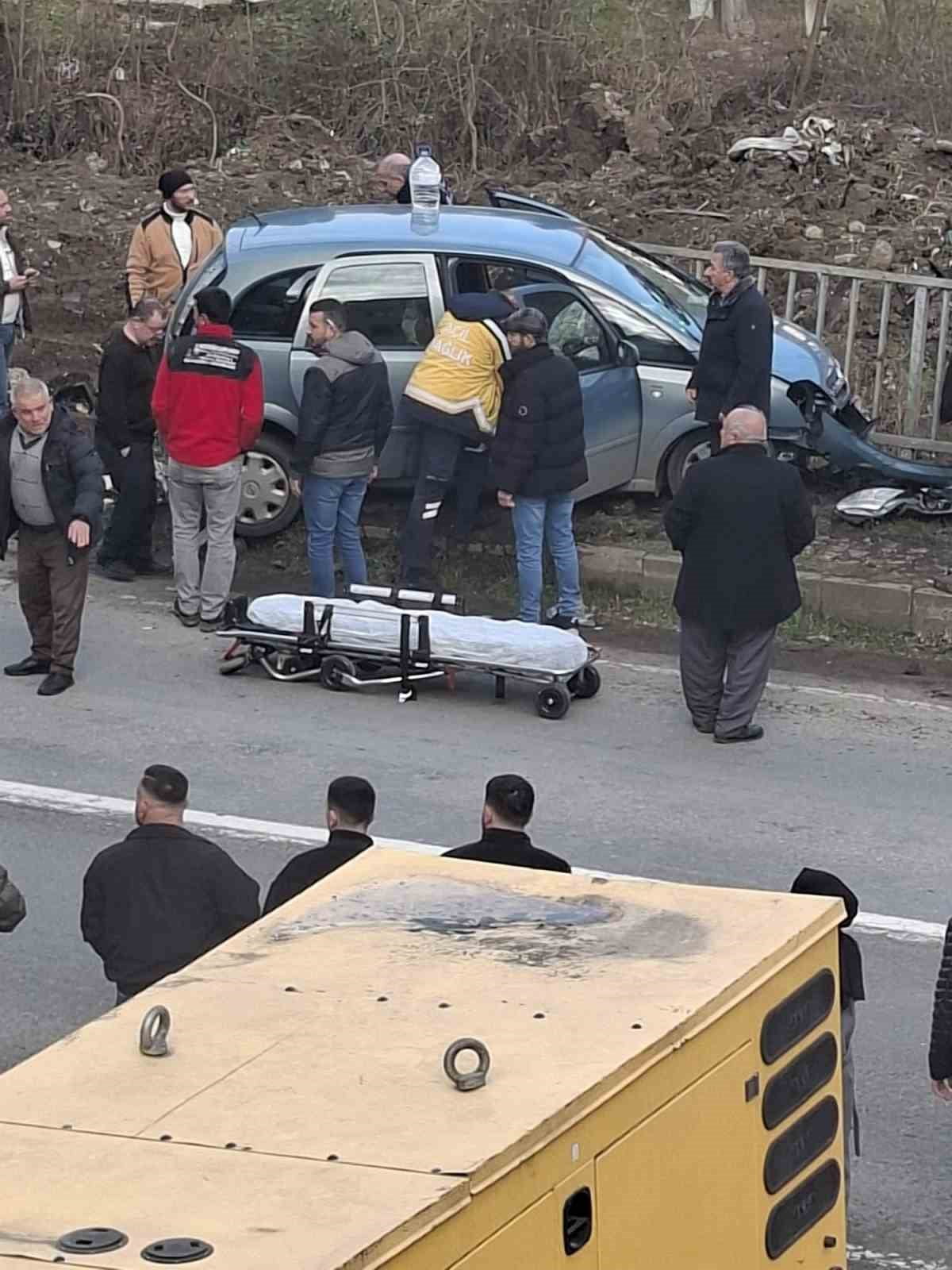 TRABZON'UN AKÇAABAT İLÇESİNDE MEYDANA GELEN TRAFİK KAZASINDA 1 KİŞİ HAYATINI KAYBETTİ, 1 KİŞİ...