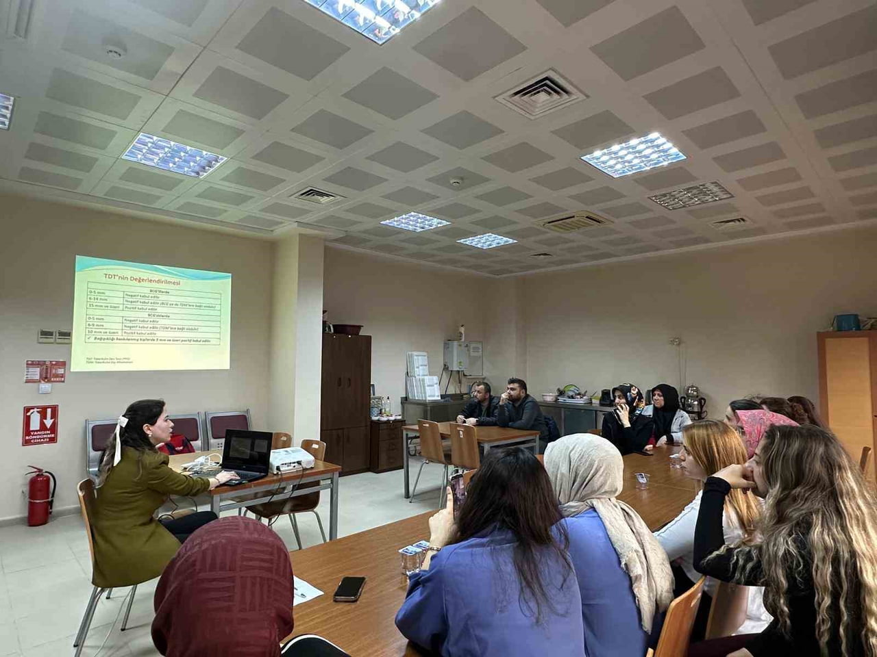 VEREM EĞİTİMİ VE FARKINDALIK HAFTASI ETKİNLİKLERİ KAPSAMINDA, KAYNAŞLI İLÇE DEVLET HASTANESİ VE...