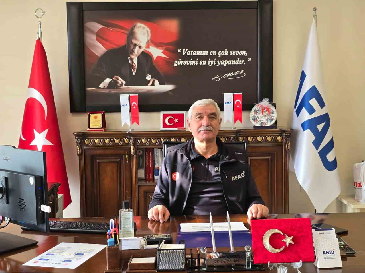 YOZGAT İL AFET VE ACİL DURUM MÜDÜRÜ ABDULKADİR KARAKOÇ, YIL BOYUNCA YAPILAN FAALİYETLER HAKKINDA...