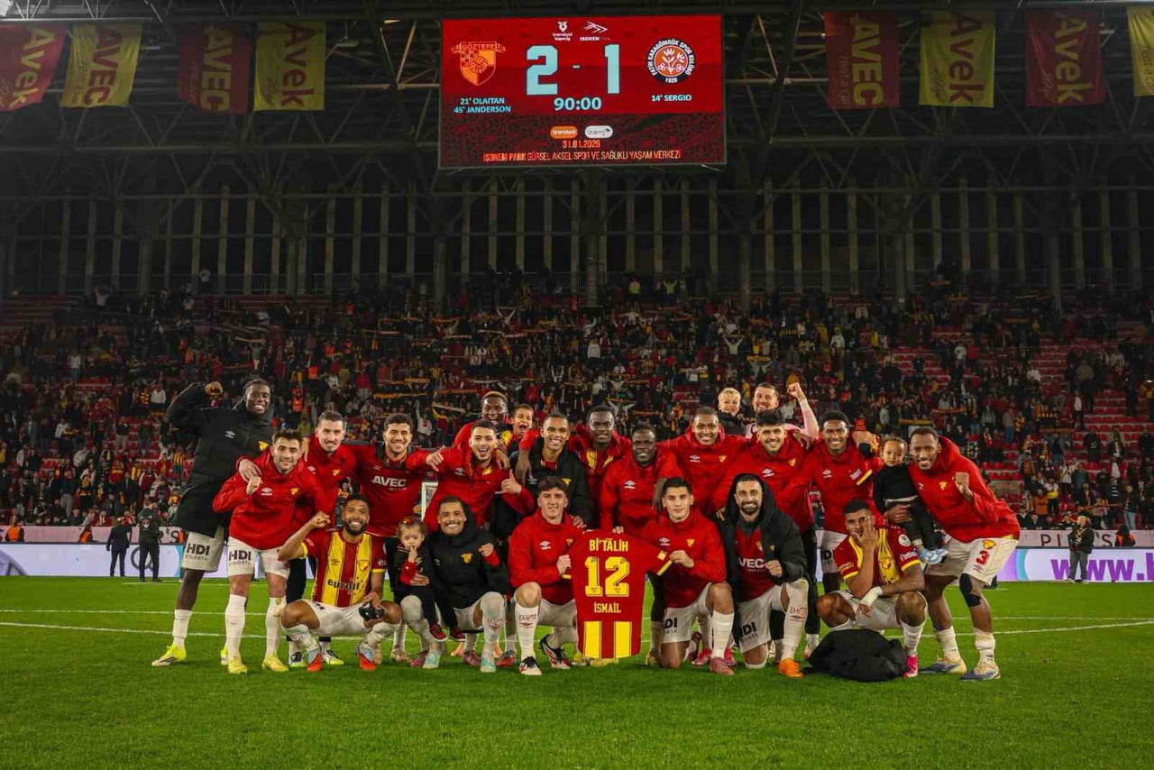 GÖZTEPE, TRENDYOL SÜPER LİG’İN 20. HAFTASINDA FATİH KARAGÜMRÜK’Ü 2-1 YENEREK PUANINI 39’A ÇIKARDI...