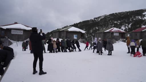 Zigana Dağı sömestr tatili boyunca 80 bin ziyaretçiyi ağırladı