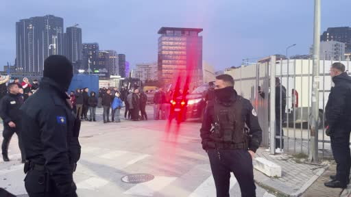 A Milli Futbol Takımı, Kosova ile oynayacağı karşılaşma için müsabakanın oynanacağı stadyuma...