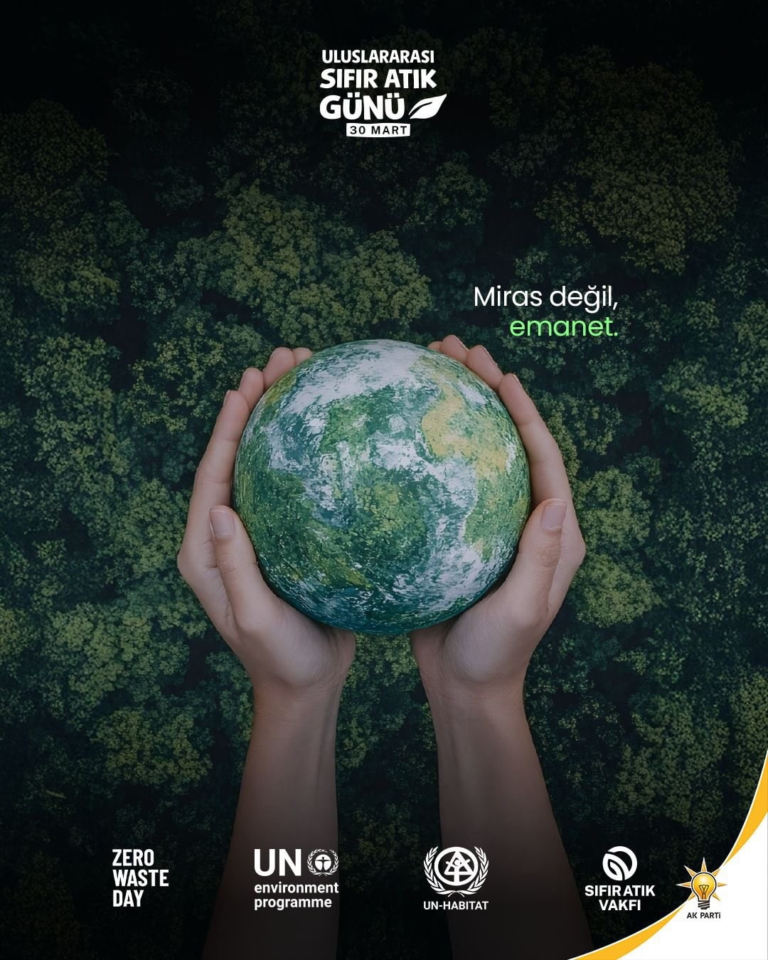 AK PARTİ SÖZCÜSÜ ÖMER ÇELİK, 30 MART ‘ULUSLARARASI SIFIR ATIK GÜNÜ’ KAPSAMINDA  YAPTIĞI...