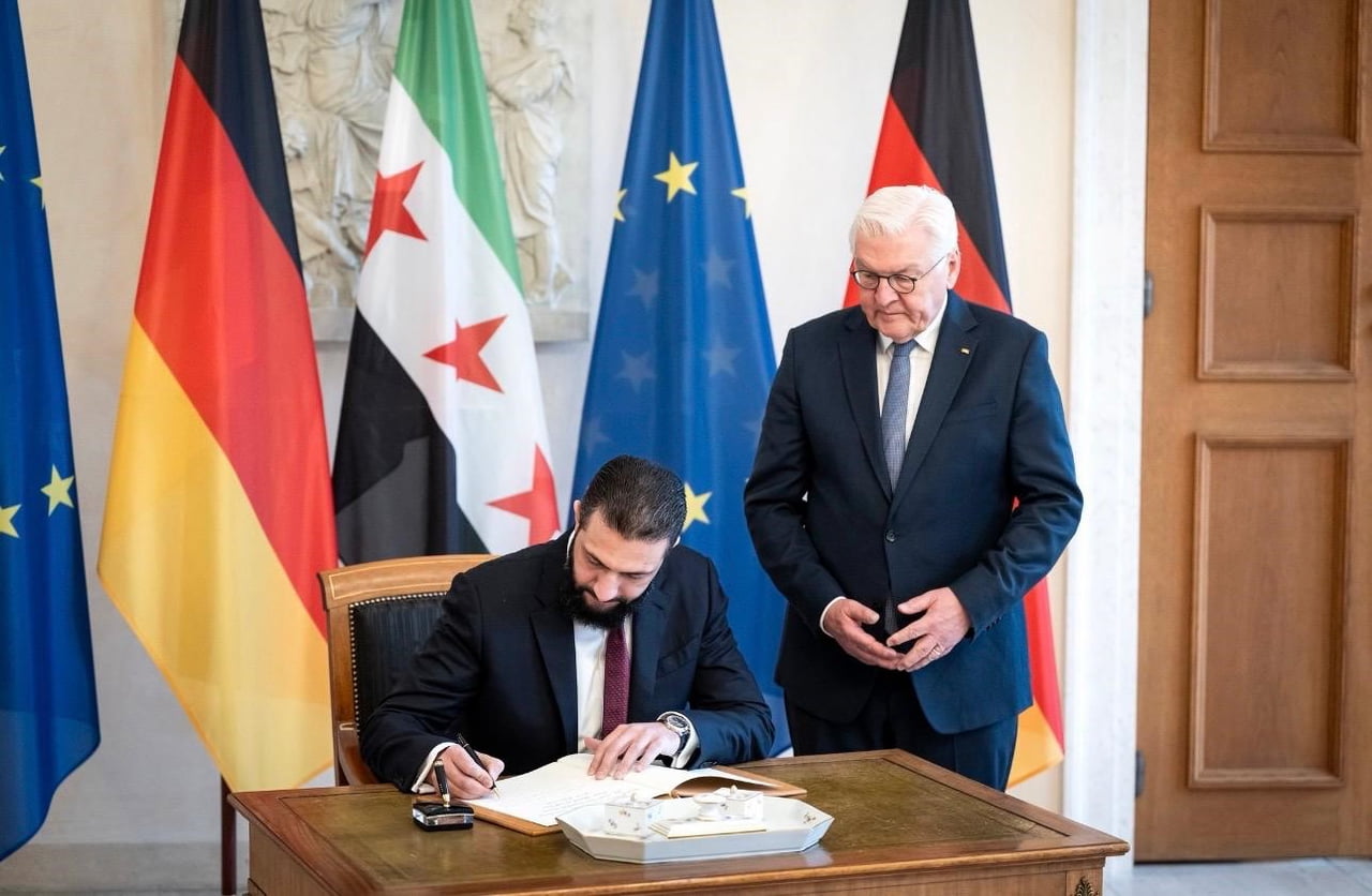 ALMANYA CUMHURBAŞKANI FRANK-WALTER STEİNMEİER, ÜLKEYE İLK RESMİ ZİYARETİNİ GERÇEKLEŞTİREN SURİYE...