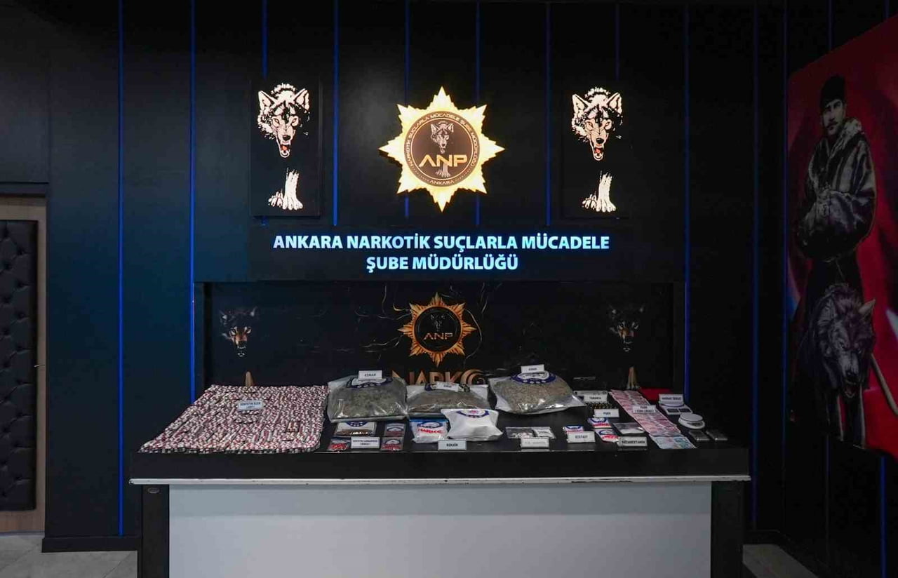 ANKARA’DA, NARKOTİK SUÇLARLA MÜCADELE ŞUBE MÜDÜRLÜĞÜ EKİPLERİNCE DÜZENLENEN OPERASYONDA 113...