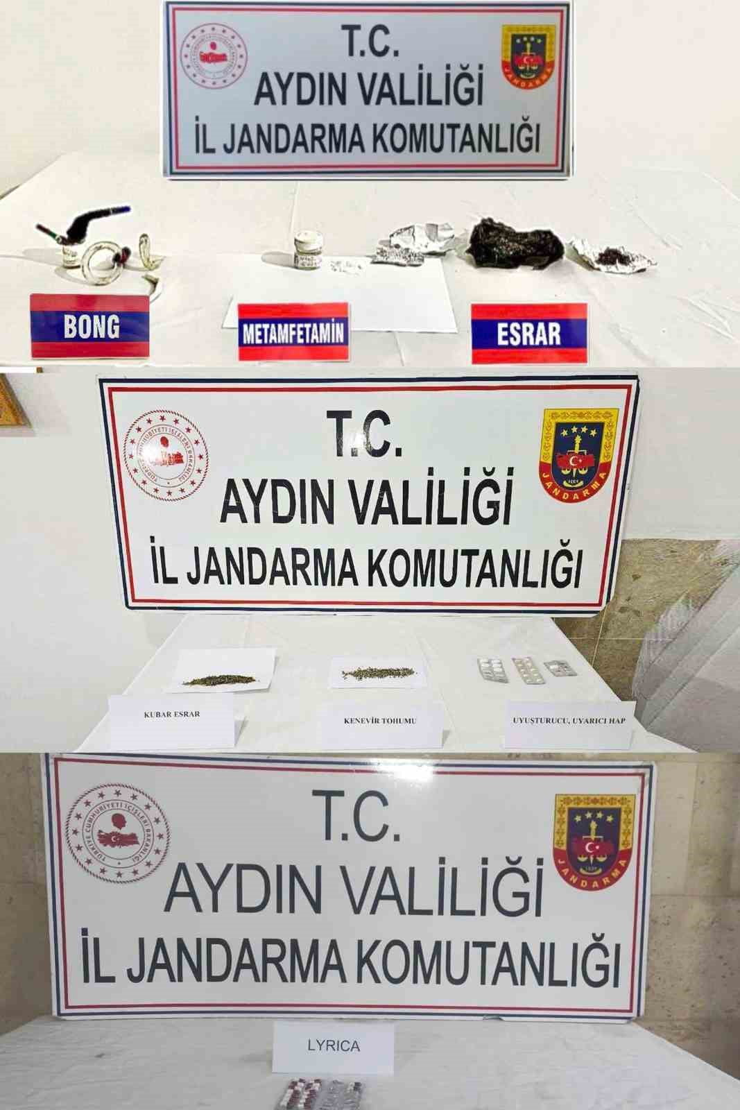 AYDIN'IN NAZİLLİ, SÖKE, KUŞADASI VE KÖŞK İLÇELERİNDE JANDARMA EKİPLERİNCE DÜZENLENEN TORBACI...