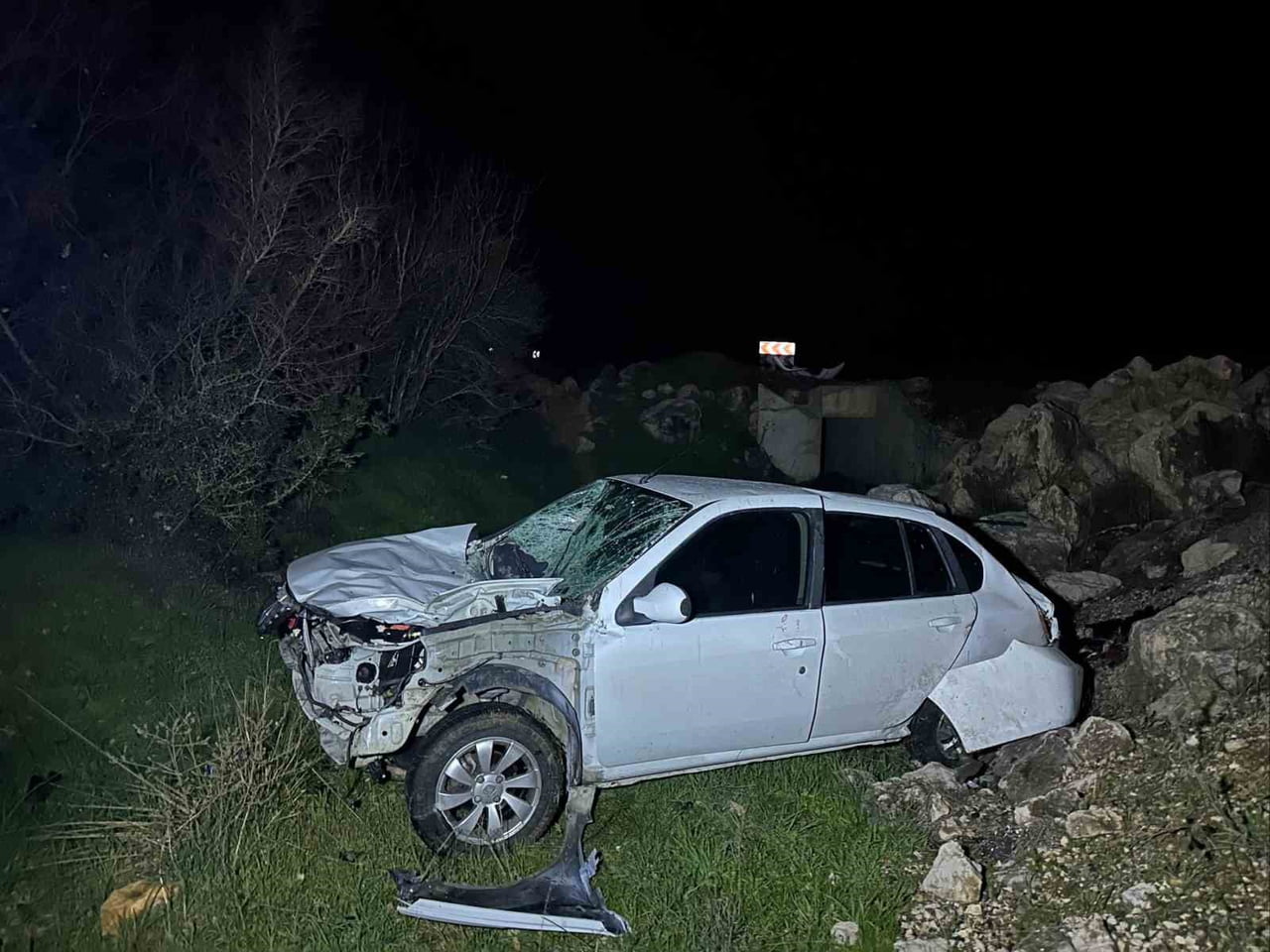 BİLECİK’TE YAĞIŞ KAZAYI BERABERİNDE GETİRDİ: 1 YARALI