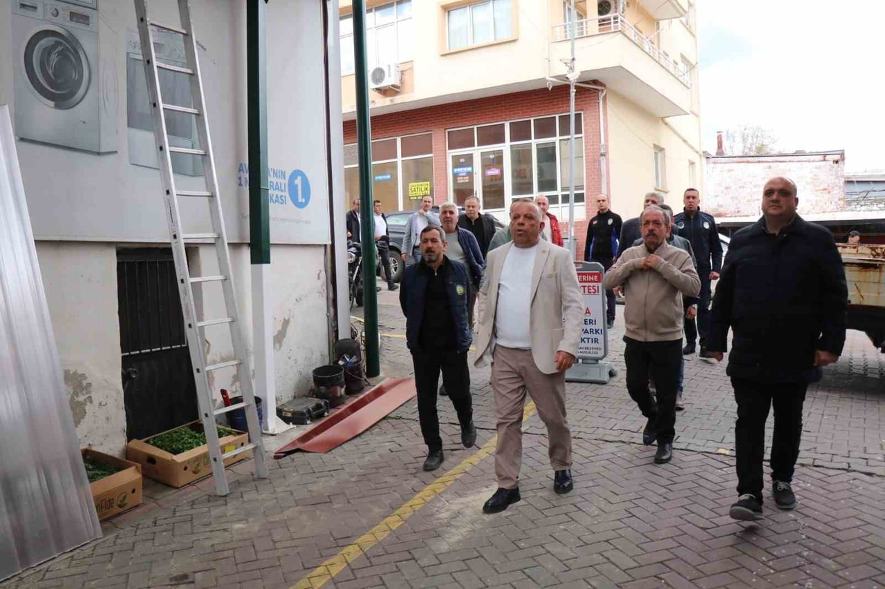 BOZDOĞAN’DA SİMİT PAZARI SOKAĞI YENİLENİYOR