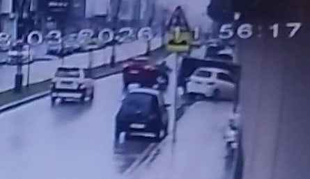 BURSA'NIN İNEGÖL İLÇESİNDE MEYDANA GELEN KAZADA CİP İLE ÇARPIŞAN MOTOSİKLETİN SÜRÜCÜSÜ YARALANDI....