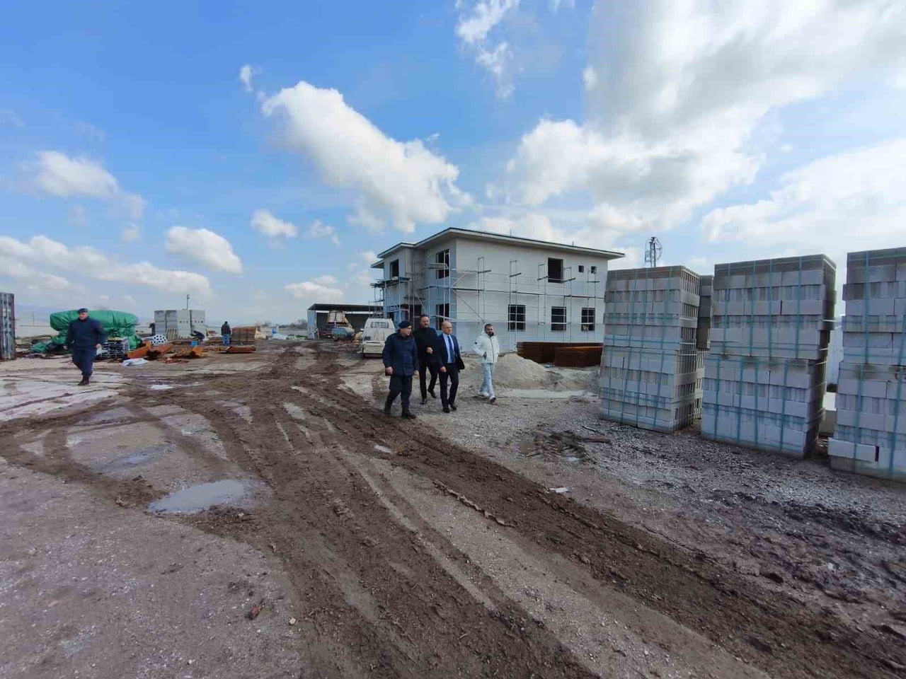 ÇAN ETİLİ KÖYÜ JANDARMA KARAKOL İNŞAATINDA İNCELEME