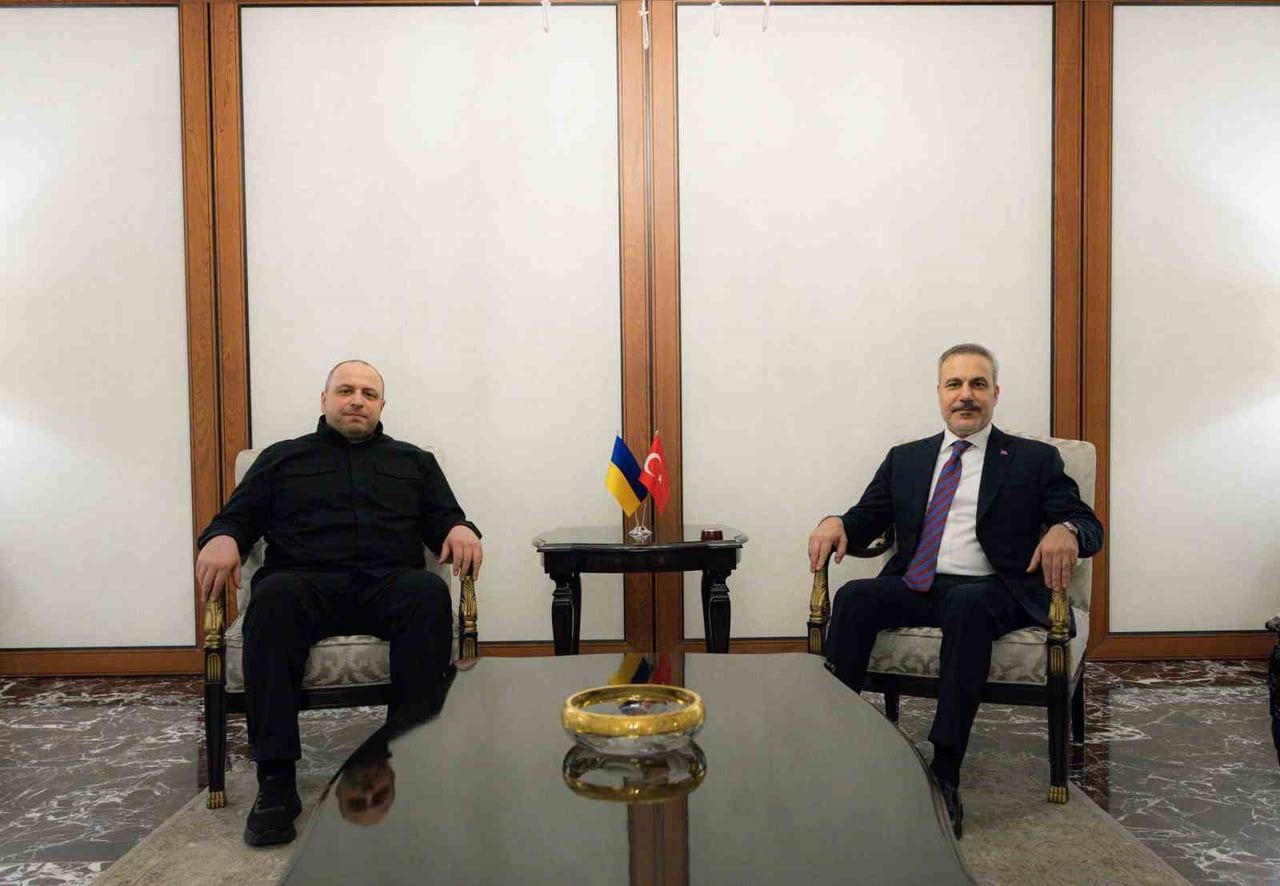 DIŞİŞLERİ BAKANI HAKAN FİDAN, UKRAYNA MİLLİ GÜVENLİK VE SAVUNMA KONSEYİ SEKRETERİ RÜSTEM UMEROV...