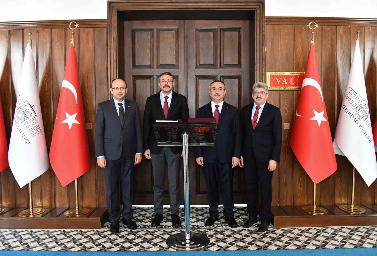 İÇİŞLERİ BAKAN YARDIMCISI ALİ ÇELİK TEKİRDAĞ’DA TEMASLARDA BULUNDU