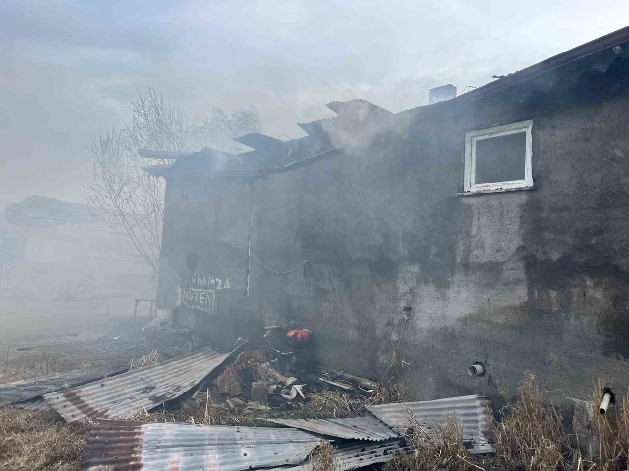 IĞDIR’DA ÇIKAN YANGINDA EV KÜLE DÖNDÜ