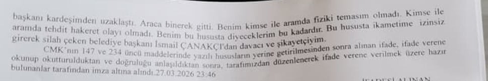 KIRŞEHİR’İN ÖZBAĞ BELDESİNDE, ÖZBAĞ BELEDİYE BAŞKANI İSMAİL ÇANAKÇI HAKKINDA, BİR ŞİZOFRENİ...