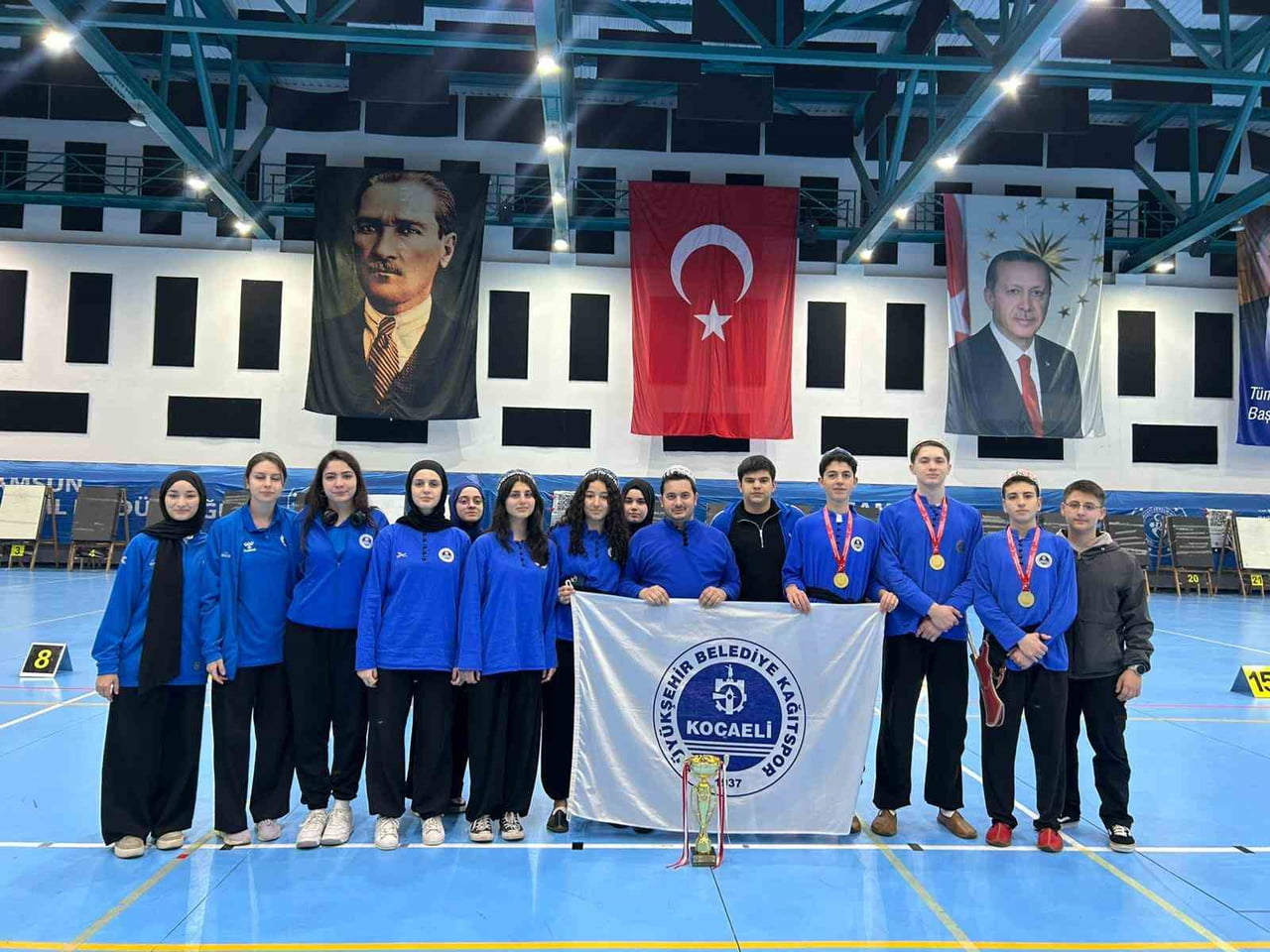 KOCAELİ BÜYÜKŞEHİR BELEDİYESİ KAĞITSPOR KULÜBÜ SPORCULARI, GEÇEN HAFTA MÜCADELE ETTİKLERİ ULUSAL...