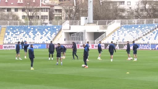 Kosova, 2026 FIFA Dünya Kupası Avrupa elemeleri play-off finalinde yarın evinde oynayacağı Türkiye...