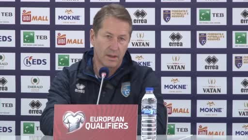 Kosova Teknik Direktörü Franco Foda, Türkiye'nin güçlü olduğunu belirterek, "Şansımız yüzde 50....