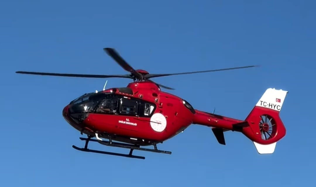 MALATYA’DA HAVALE GEÇİREN 1,5 YAŞINDAKİ ÇOCUK HAVA AMBULANSIYLA SEVK EDİLDİ