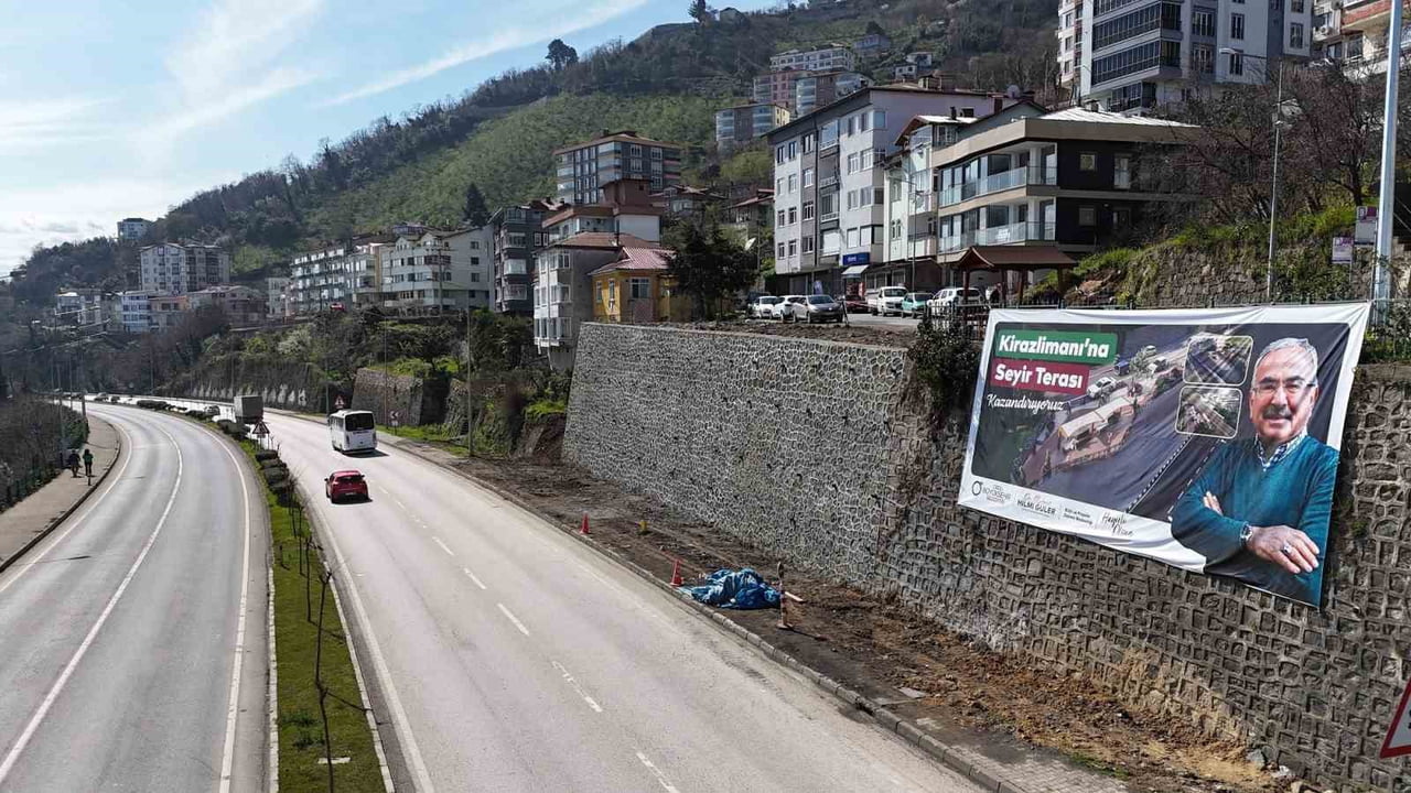 ORDU BÜYÜKŞEHİR BELEDİYESİ TARAFINDAN ALTINORDU İLÇESİ KİRAZLİMANI MAHALLESİ’NDE YAPIMI SÜRDÜRÜLEN...