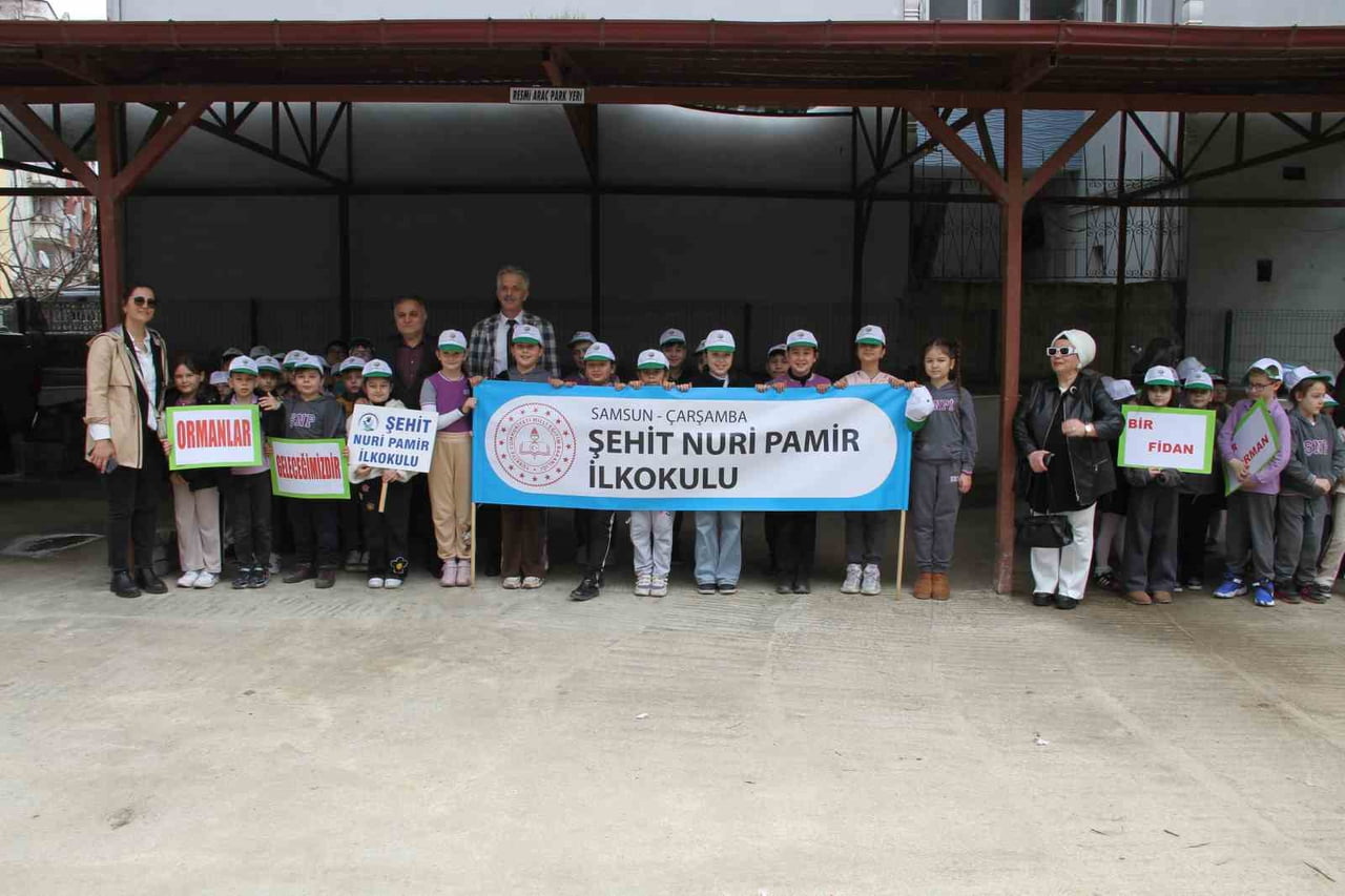 SAMSUN'UN ÇARŞAMBA İLÇESİNDE, DÜNYA ORMANCILIK GÜNÜ VE 21-26 MART ORMAN HAFTASI KAPSAMINDA ANLAMLI...
