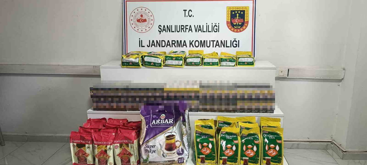 ŞANLIURFA’DA KAÇAKÇILIK OPERASYONUNDA BİNLERCE ÜRÜN ELE GEÇİRİLDİ