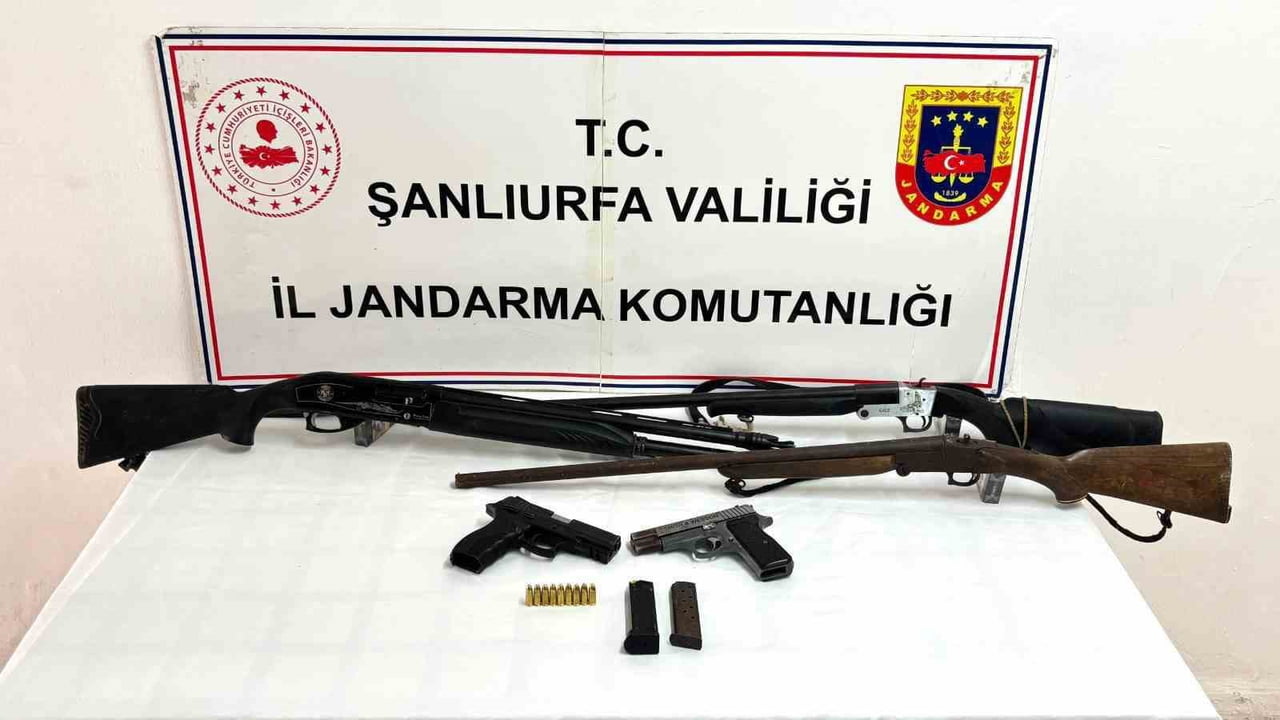 ŞANLIURFA’DA RUHSATSIZ SİLAH OPERASYONU:2 GÖZALTI