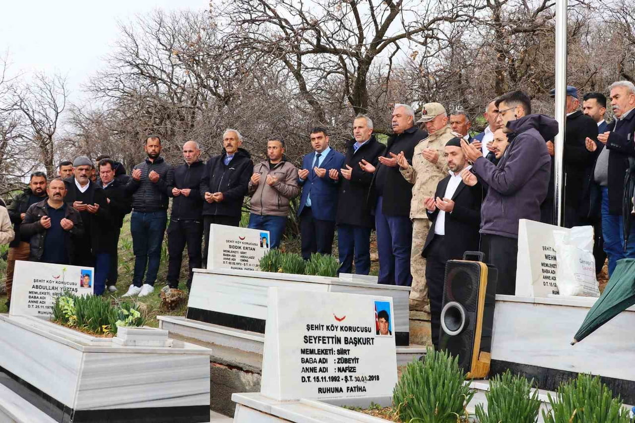 SİİRT’TE ŞEHİTLER SENE-İ DEVRİYELERİNDE DUALARLA ANILDI