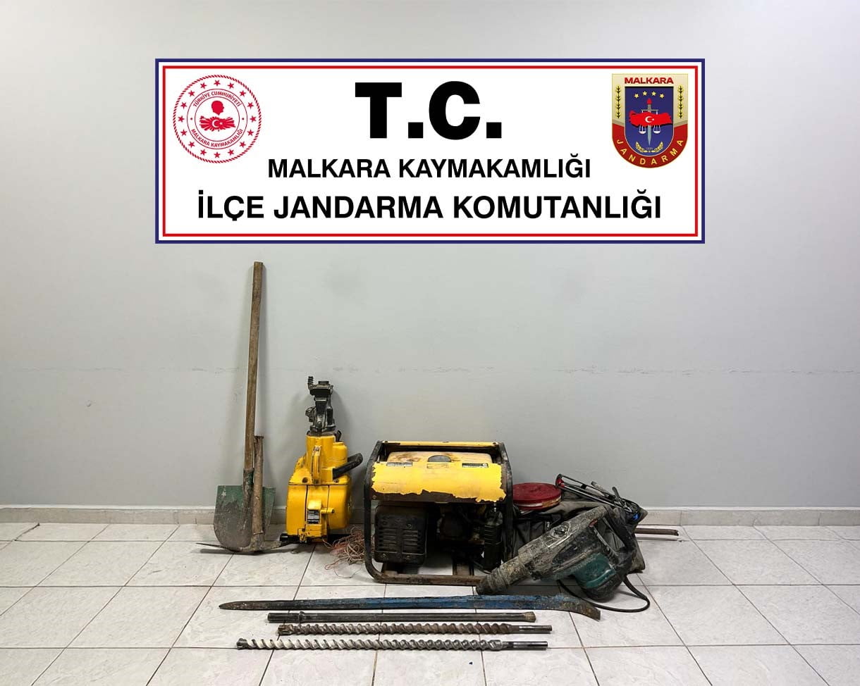 TEKİRDAĞ’DA KAÇAK KAZIYA SUÇÜSTÜ: 3 ŞÜPHELİ YAKALANDI