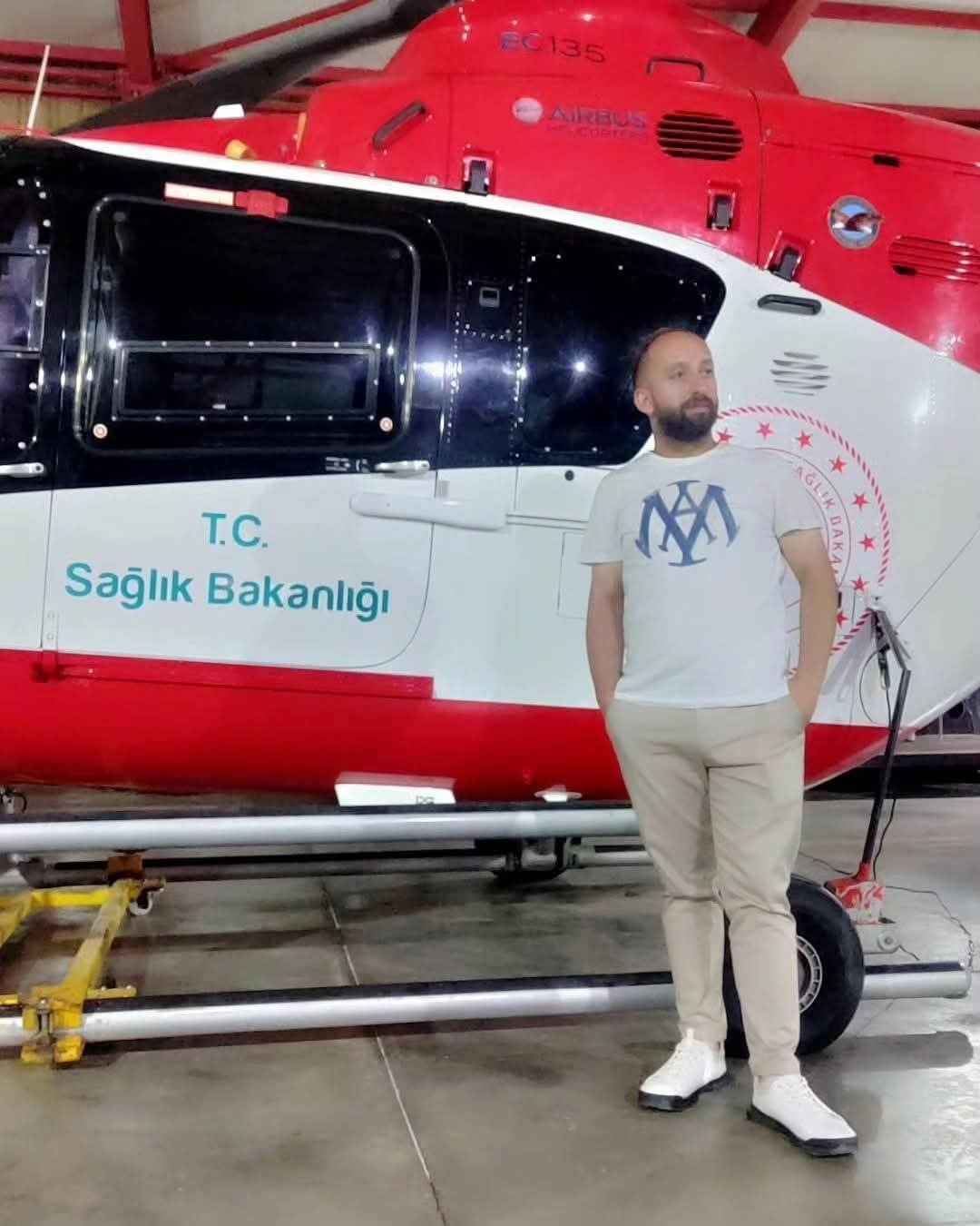 TRABZON'DA 112 ACİL SAĞLIK HİZMETLERİ HELİKOPTER AMBULANS BAKIM BİRİMİ’NDE GÖREV YAPAN ŞÜKÜR ERBAY...