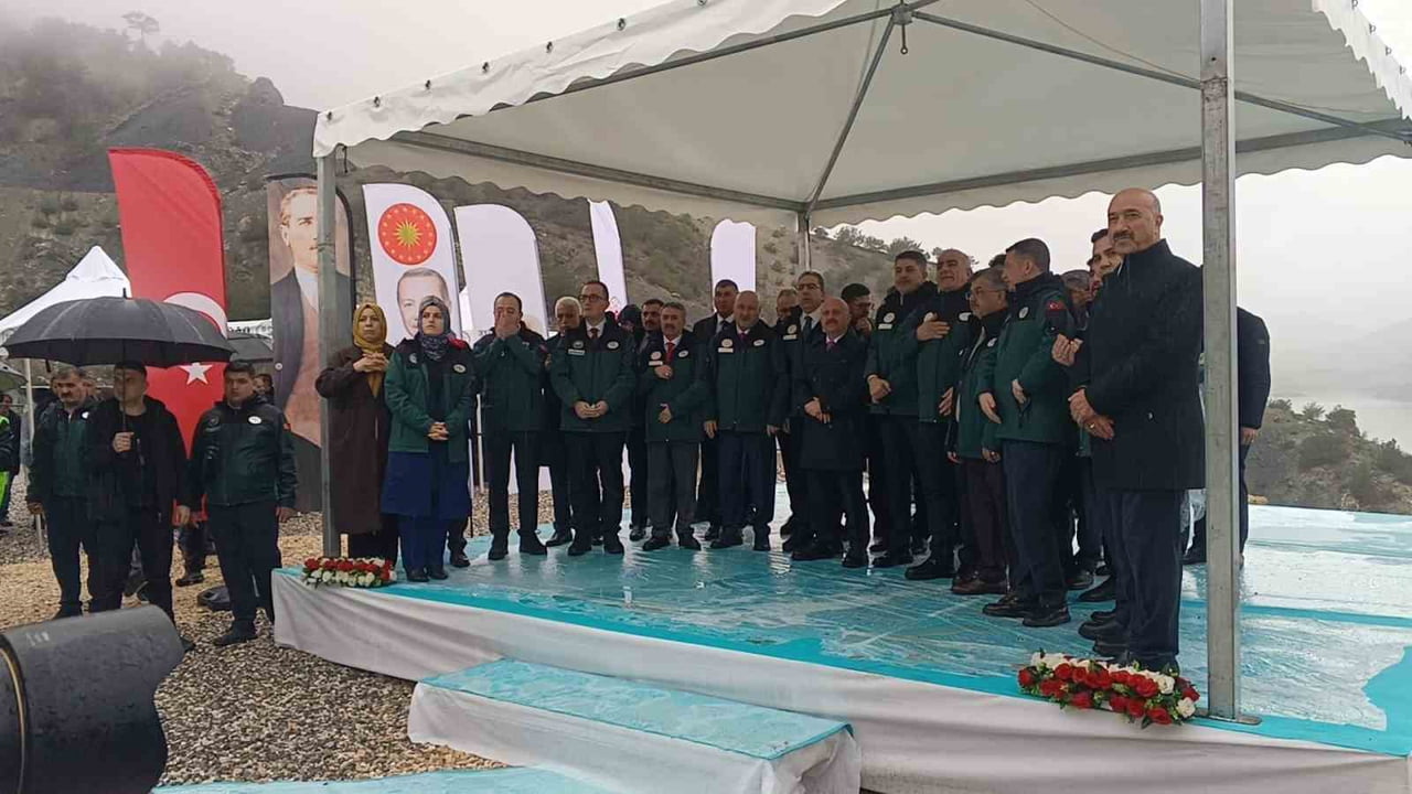 ADIYAMAN’IN GÖLBAŞI İLÇESİNDE YAPIMI TAMAMLANAN ÇETİNTEPE BARAJI, DÜZENLENEN TÖRENLE HİZMETE...