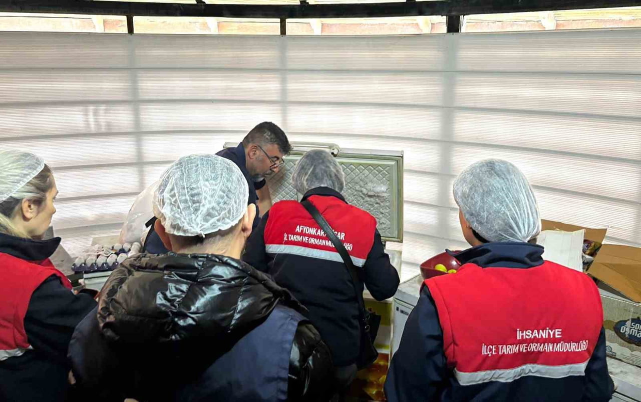 AFYONKARAHİSAR İL TARIM VE ORMAN MÜDÜRLÜĞÜ TARAFINDAN İHSANİYE İLÇESİNDE GIDA ÜRETİM, SATIŞ VE...