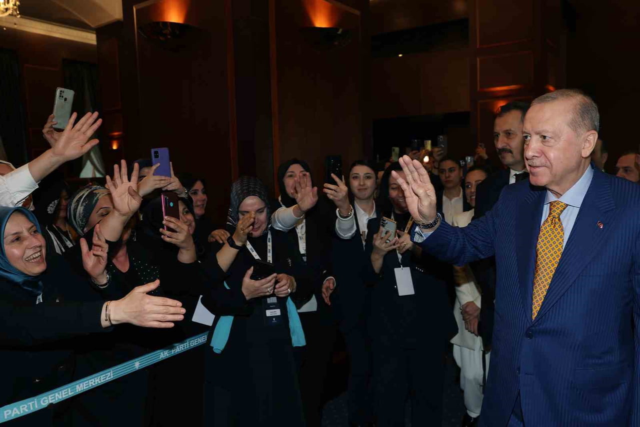AK PARTİ GENEL BAŞKANI VE CUMHURBAŞKANI RECEP TAYYİP ERDOĞAN, AK PARTİ MERKEZ KADIN KOLLARI...