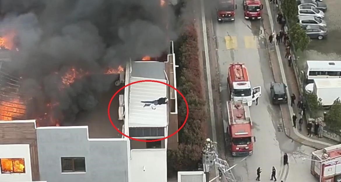 ALEVLERİN ARASINDA NEFES KESEN KURTULUŞ ZAMANLA YARIŞ ANBEAN GÖRÜNTÜLENDİ