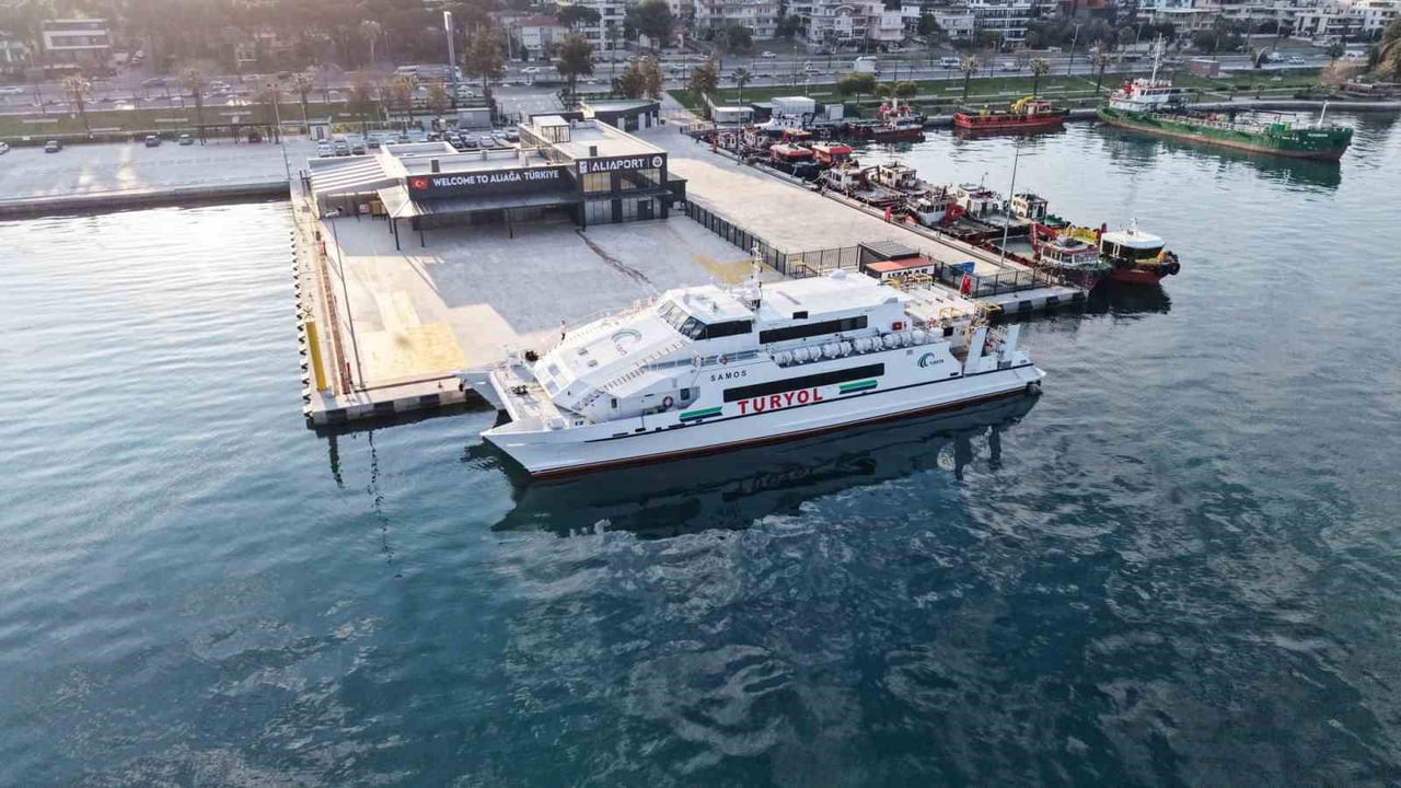 ALİAĞA'DAN MİDİLLİ’YE DÜZENLİ SEFERLER BAŞLADI