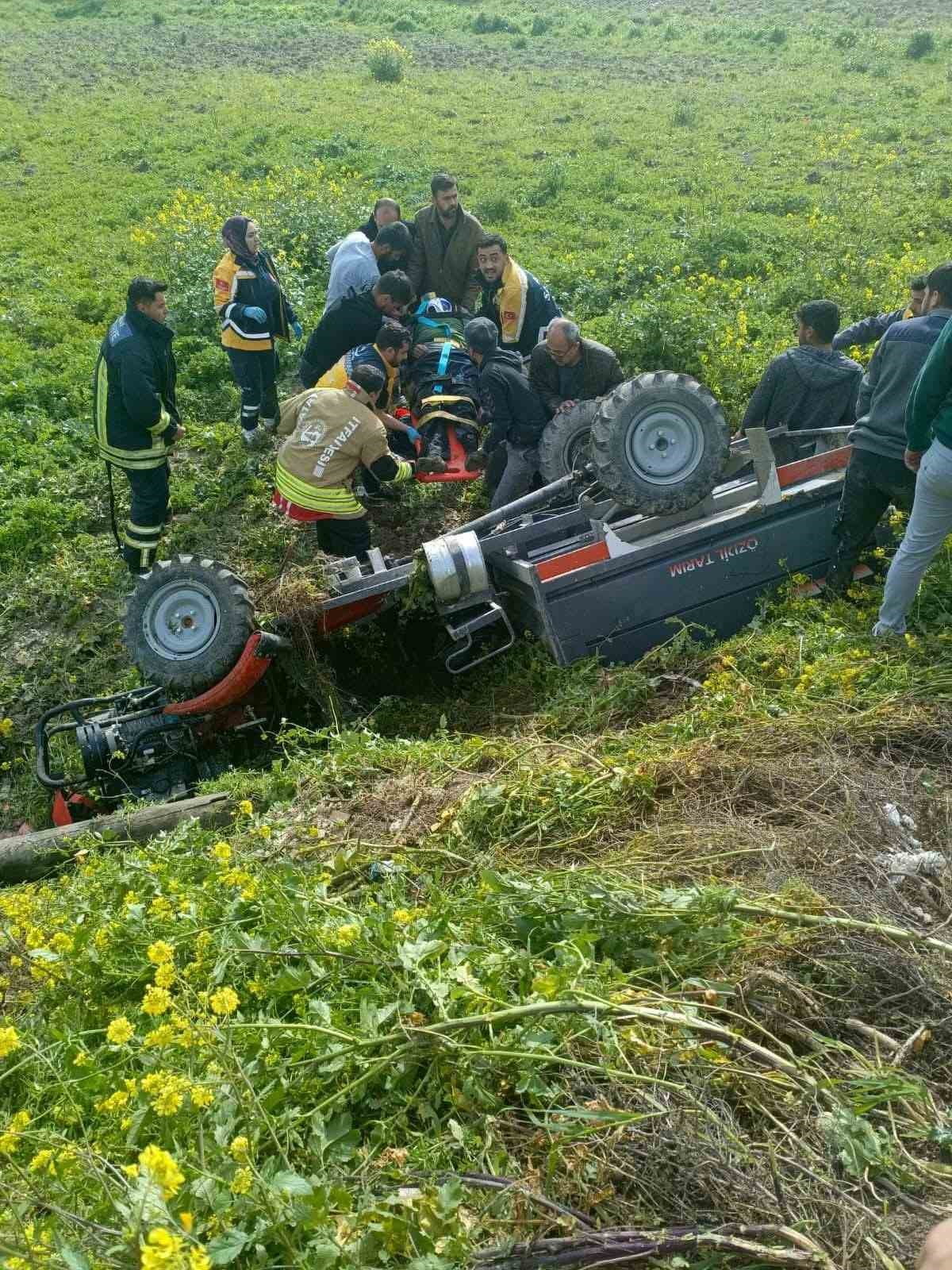 ALTINÖZÜ'DE TRAFİK KAZASI: 1 YARALI
