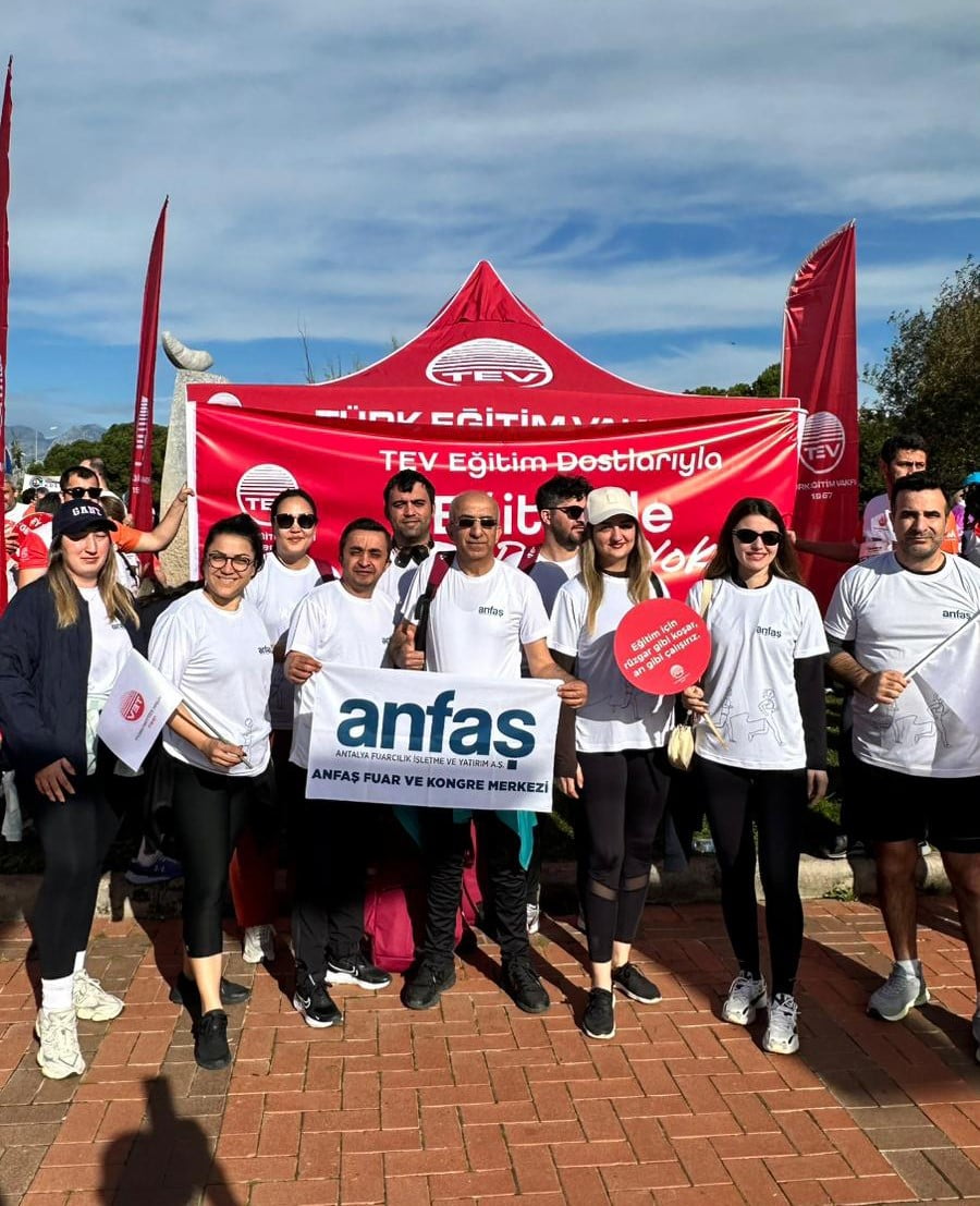 ANFAŞ EKİBİ, TÜRK EĞİTİM VAKFI’NA (TEV) DESTEK AMACIYLA MARATONDA YER ALARAK EĞİTİME KATKI SUNMAK...