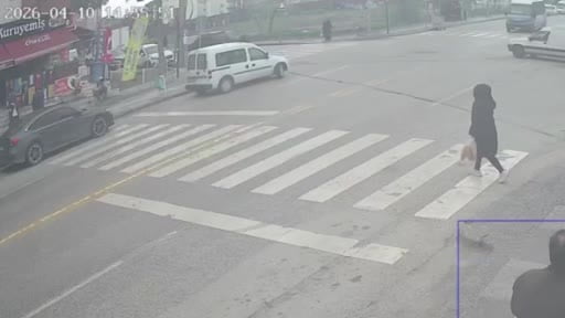 Ankara'da 5 kişinin yaralandığı kazanın görüntüleri ortaya çıktı