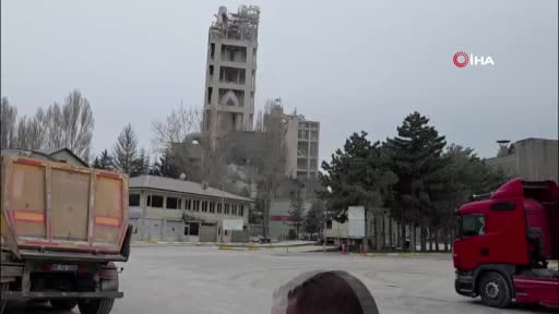 Ankara'da çimento fabrikasında çıkan yangın söndürüldü