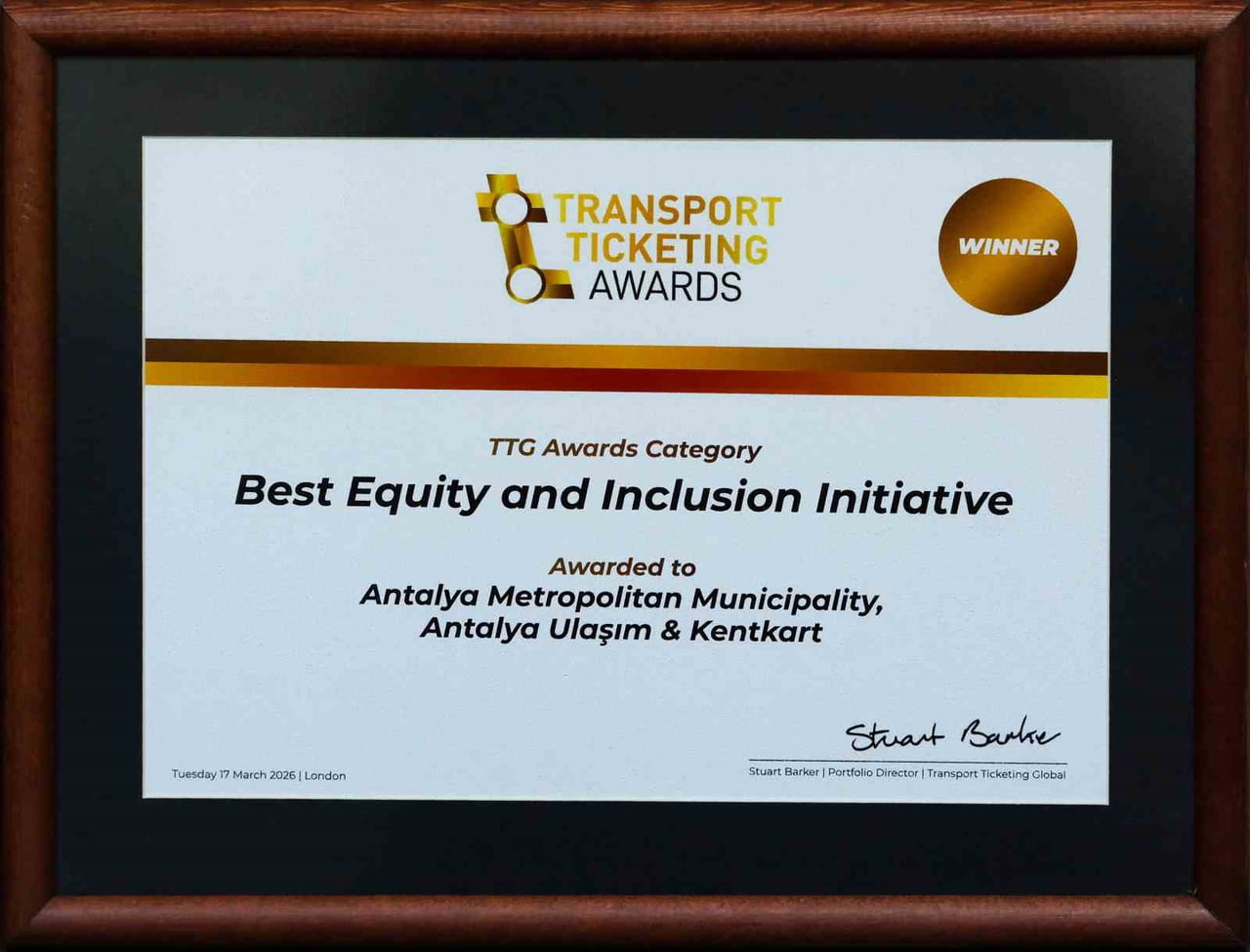 ANTALYA BÜYÜKŞEHİR BELEDİYESİ İŞTİRAKİ ANTALYA ULAŞIM A.Ş. TARAFINDAN İŞLETİLEN ANTALYAKART...