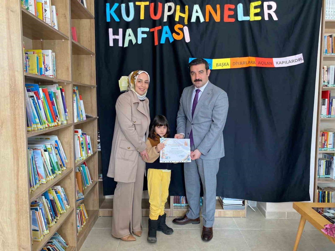 ARPAÇAY’DA KÜTÜPHANE HAFTASI ETKİNLİĞİ(KARS-İHA)